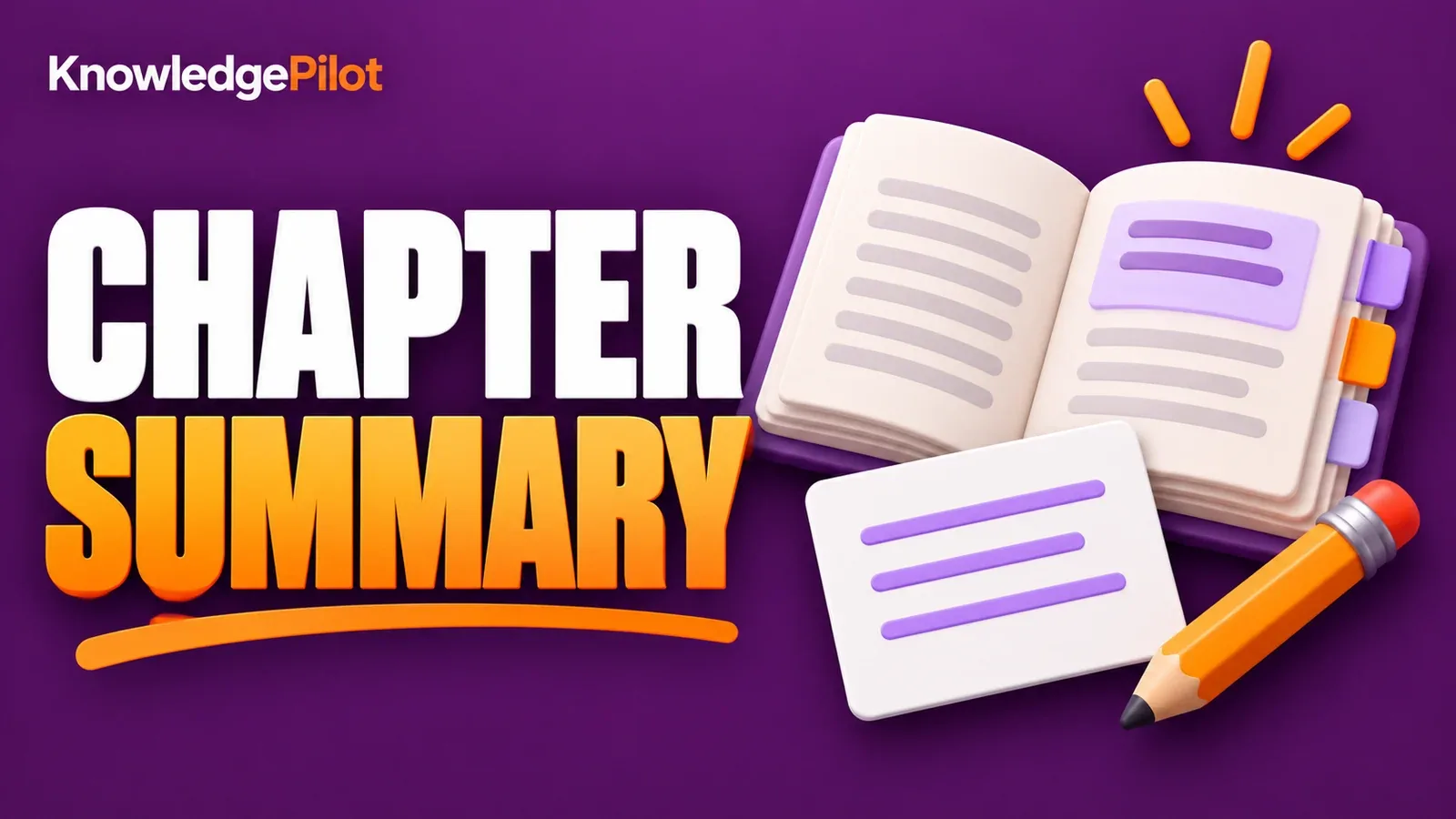 How to write a chapter summary, with a worked example.